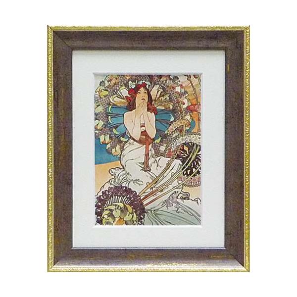 【最終値下げ】美品 アルフォンス・ミュシャ「モナコ・モンテカルロ」大判リトグラフ 最終値下げ】美品 アルフォンス・ミュシャ「モナコ