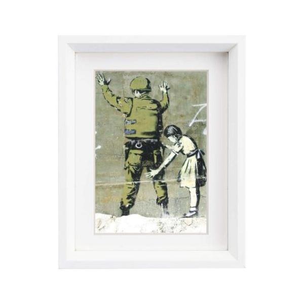 ストップ アートフレーム バンクシー Banksy Sサイズ BK-01604 ユーパワー 爆買