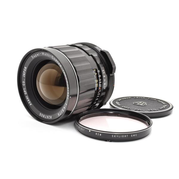 ◇◆ 完動極美品 ペンタックス Pentax SMC タクマー Takumar 6x7 75mm f/4.5 MF 中判 レンズ 67 67II 動作確認済 4613 ◆◇