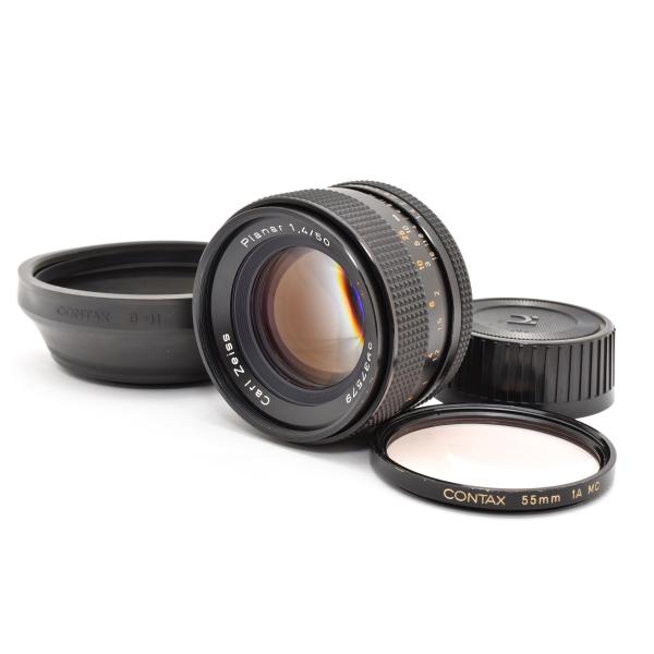 ◇◆ 極美品 コンタックス Contax Carl Zeiss プラナー Planar T* 50mm f/1.4 AEJ CY レンズ 動作確認済 4632 ◆◇