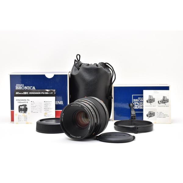 ◇◆ 外観新品級 ゼンザ ブロニカ Zenza Bronica ゼンザノン Zenzanon PG 100mm f3.5 中判 レンズ GS-1 動作確認済 4652 ◆◇