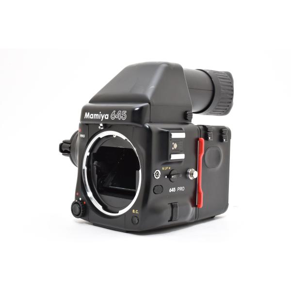 ◇◆ 完動美品 マミヤ Mamiya 645 Pro 中判 フィルムカメラ AE プリズム ファインダー ボディ ボデー 動作確認済 4840 ◆◇