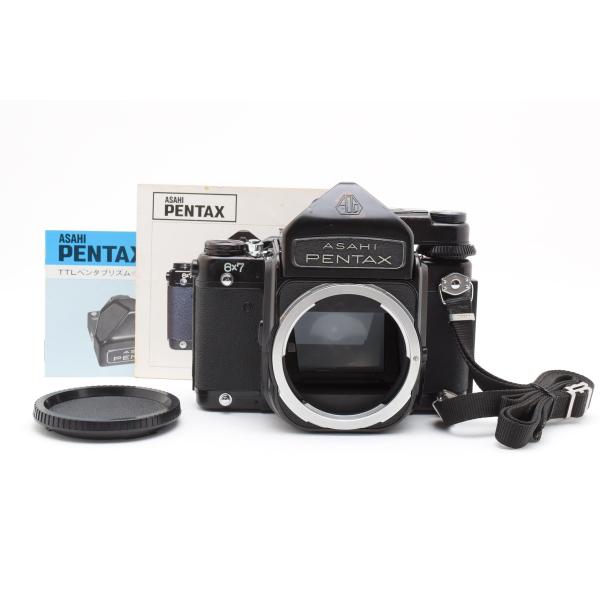 ◇◆ 極上美品 ペンタックス Pentax 6x7 67 TTL ミラーアップ 中判 フィルムカメラ ボディ ボデー 動作確認済 バケペン 4941 ◆◇