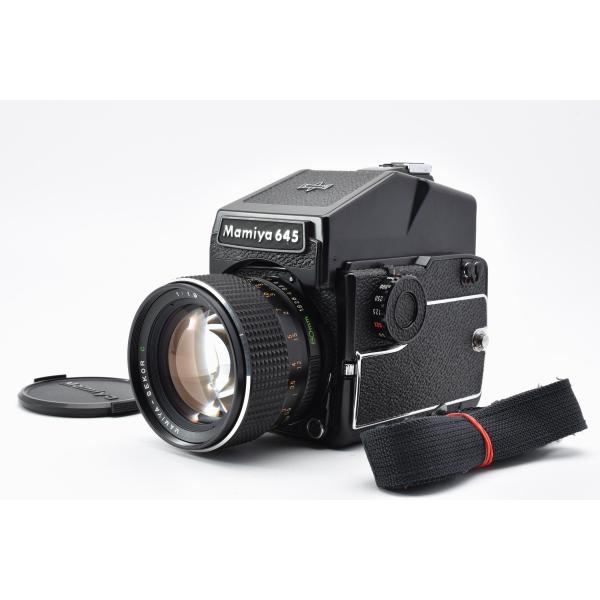 ◇◆ 完動極美品 マミヤ Mamiya M645 1000s 中判 フィルムカメラ Sekor C 80mm f1.9 レンズ プリズムファインダー 動作確認済 4970 ◆◇