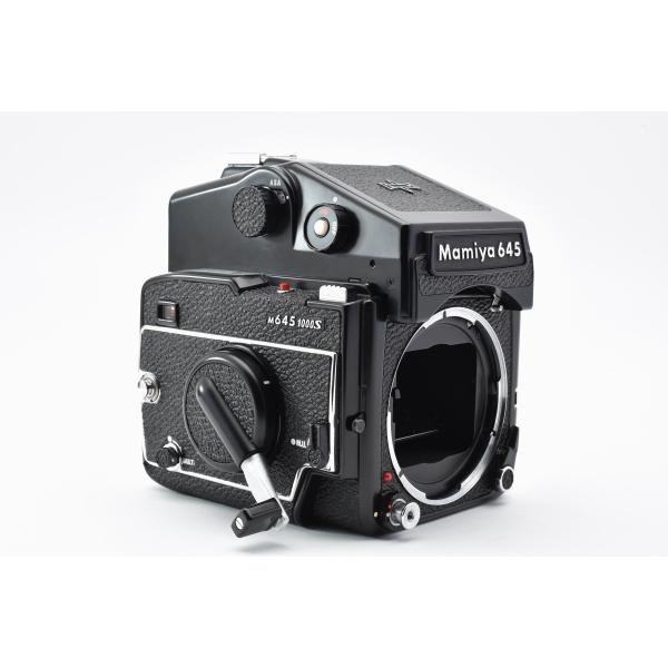 ◇◆ 完動極美品 マミヤ Mamiya M645 1000S AE プリズム ファインダー 中判 フィルムカメラ ボディ ボデー 動作確認済 4991 ◆◇