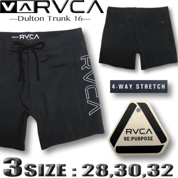 RVCA ルーカ ルカ サーフパンツ メンズ ボードショーツ ストレッチ 水着 サーフブランド 短め 16インチ 海パン サーフトランクス BB041-502 :BB041-502:VENICE STORE 通販 新品 ビラボン 水着 トランクス 海パン BILLABONG 502BLK 28