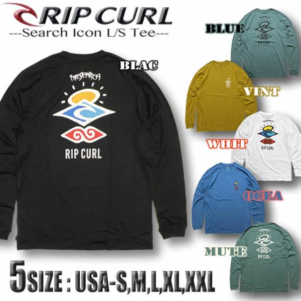 最短翌日配達 リップカール RIP CURL メンズ ロンT サーフブランド アウトレット バックプリント 定番 RIP-CTESF9