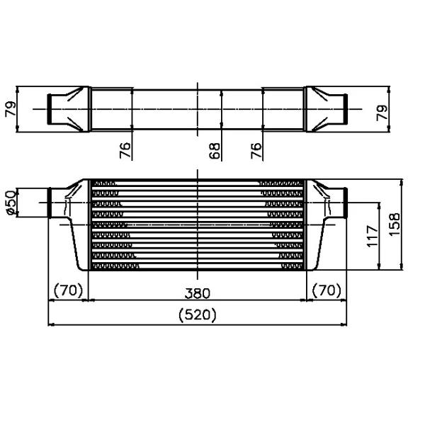 TRUST 個人宅発送可能 トラスト GReddy インタークーラー コア