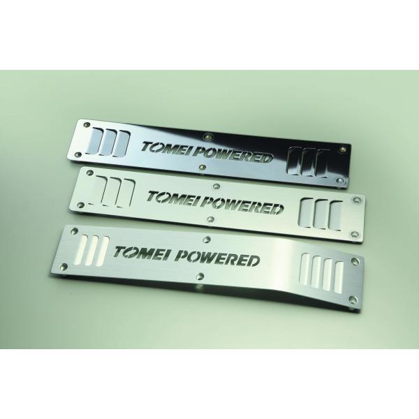 個人宅発送可能 TOMEI 東名パワード SR20DET メタルオーナメント プレート NISSAN 日産 S14 S15 日産 SILVER シルバー SR20 (191226)