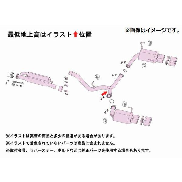 FUJITSUBO 個人宅配送可能 フジツボ マフラー A-RM+c SUBARU