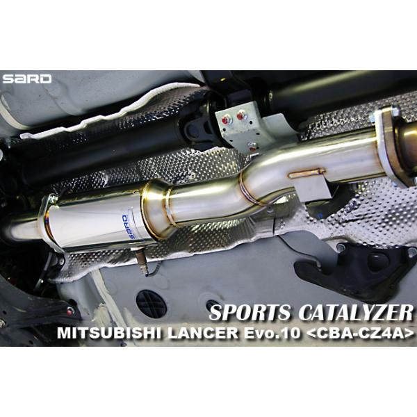自動車関連業者直送限定 SARD サード スポーツキャタライザー MITSUBISHI 三菱 ランサーエボリューション Evo.10 CZ4A 4B11 (89056)