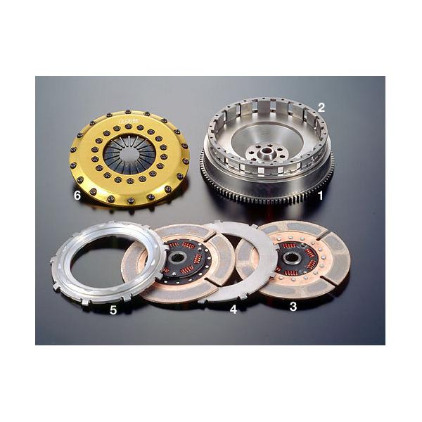 【未使用】OS技研（ｵｰｴｽｷﾞｹﾝ）　ｲﾝﾌﾟﾚｯｻ（GR/GV）　OSﾚｰｼﾝｸﾞｸﾗｯﾁ TR2CD SUBARU（スバル） OS技研 ツインプレート クラッチ 多板式タイプ TR