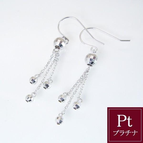 ヴィーナスジュエリー ピアス プラチナ Pt900 アクセサリー 揺れる
