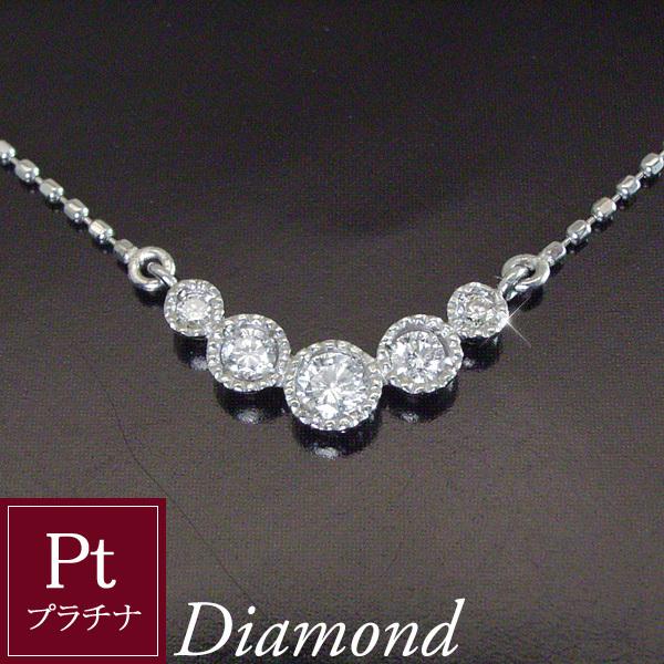 ヴィーナスジュエリー ネックレス プラチナ 天然 ダイヤモンド pt900 2