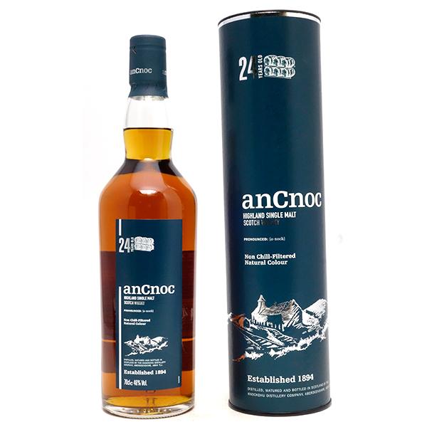 anCnoc 24年 750ml 46% アンノック 24年 シングル モルト 46度 箱付 700ml 正規品 スコッチ