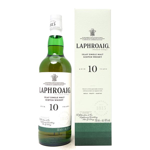ラフロイグ　10年　正規品 Amazon.co.jp: ラフロイグ10年43°750ml [正規品箱入り] : 食品