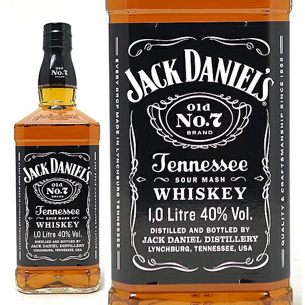 ジャック ダニエル ブラック ラベル オールド No.7 40度 1000ml