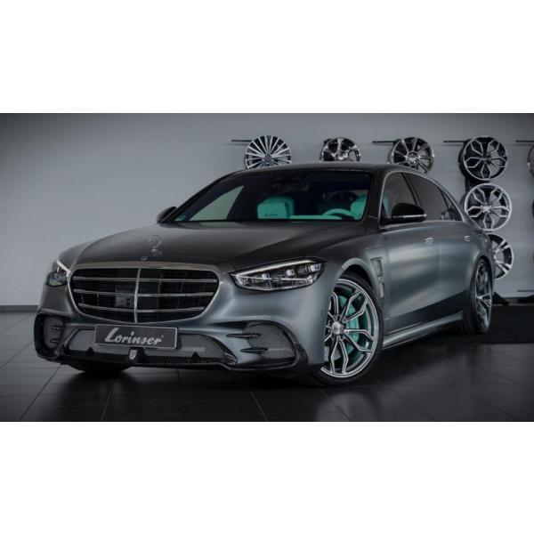 スマート453☆Lorinserロリンザーフロントスポイラー☆新品定価22万円 正規品 Lorinser BENZ W223 フロントアドオンセット Carbon製 AMG LINE