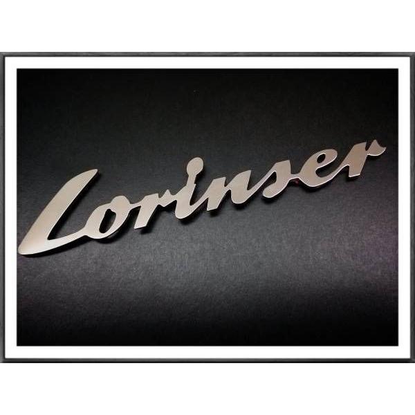 正規品 ベンツ Lorinser ロリンザー 純正 リアエンブレム トランク 