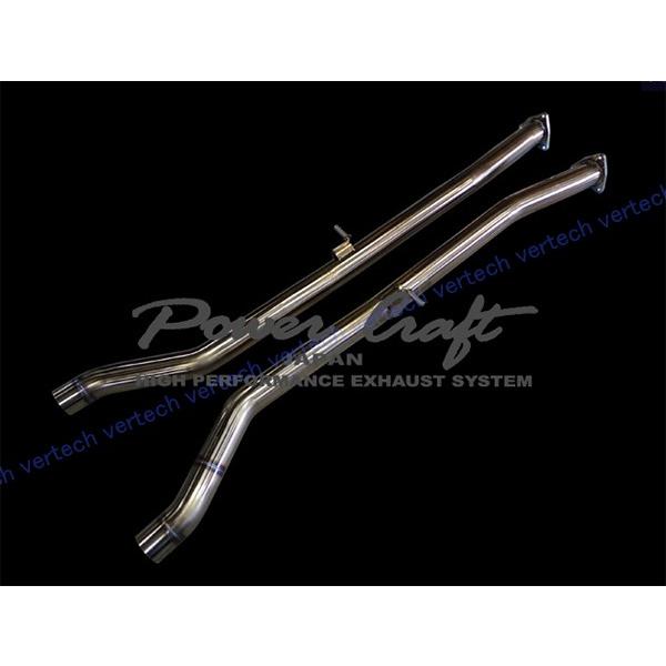 POWERCRAFT BENTLEY Continental GT GTC W12 〜2015.9 中間ストレートパイプ マフラー コンチネンタル パワークラフ