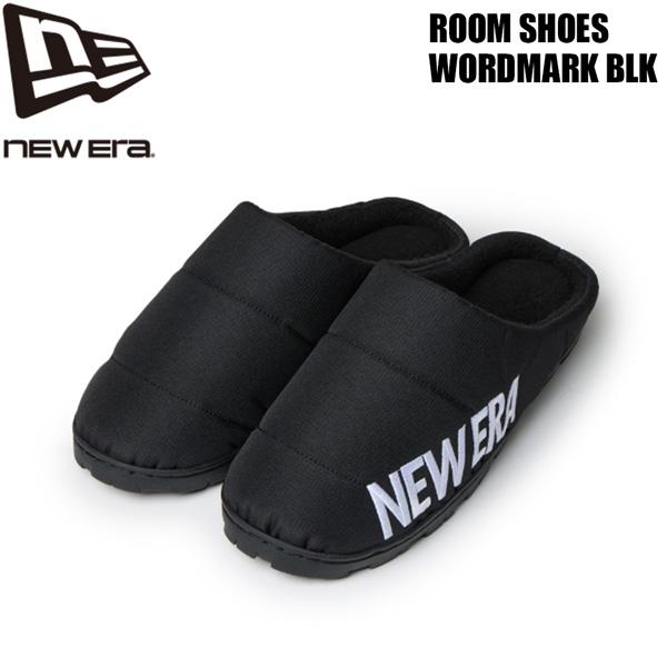 NEWERA ニューエラ ルームシューズ ミュールスリッパ ROOM SHOES WORLDMARK インドアシューズ サンダル ミュール シューズ BLACK 室内 NEW ERA（ニューエラ） ルームシューズ NEW ERA ROOM SHOES WORDMARK