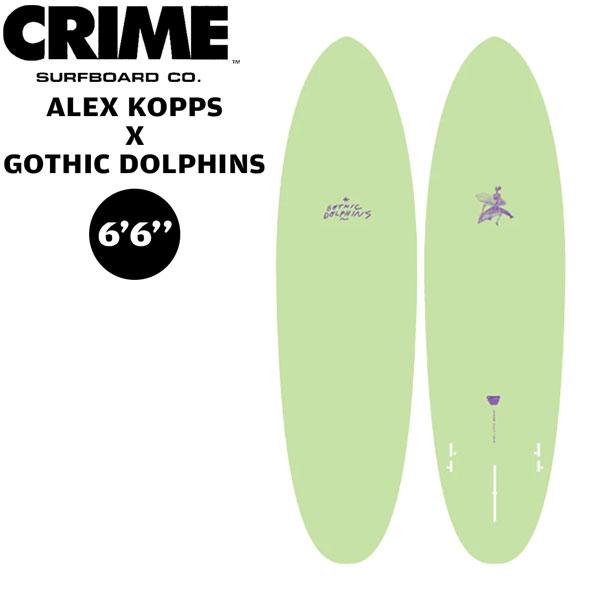 CRIME サーフボード ゴシックドルフィン　リペア履歴なし6’6fフィン付属 CRIME サーフボード ゴシックドルフィンリペア履歴なし6'6fin付属