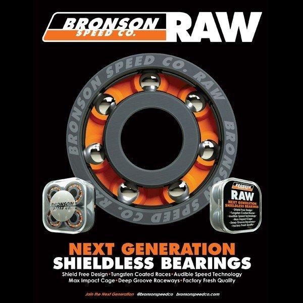 BRONSON ブロンソン BEARING RAW シールドレスベアリング BRONSON(ブロンソン) BEARING RAW ベアリング シールドレス