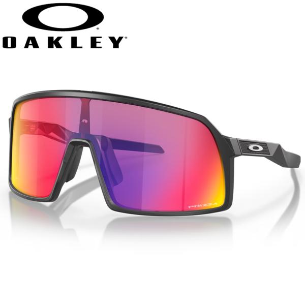 Oakley SUTRO スポーツサングラス ブラックフレーム Sutro (Low Bridge Fit) Prizm Black Lenses, Polished Black