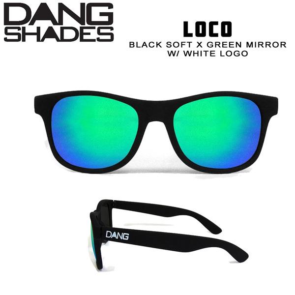 サングラス ファッション スポーツ Dang Shade ダンシェイズ Loco Black Soft X Green Mirror W White Logo ロコ Vidg Surf Snow Move 通販 Yahoo ショッピング