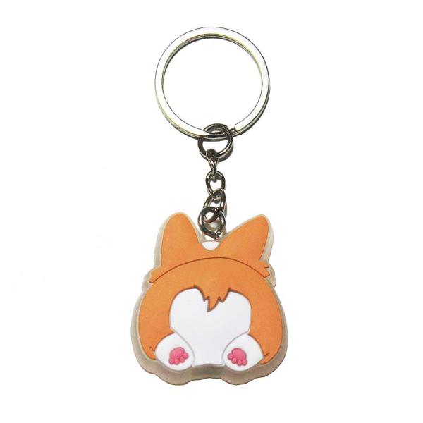 やっぱりコーギーと言ったら、このデザインがかわいいぃ〜〜♪コーギーのおしりデザインのキーホルダーです★特徴的なおしり、肉球までキュートにデザインされているのが嬉しいです★LEDが内蔵しておりまして点灯＆点滅するギミック付きです★あなたもこん...