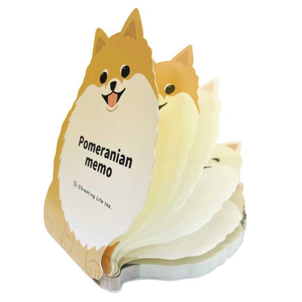 ポメラニアン 雑貨 メモ かわいい ポップ 文房具 犬 ポメ おしゃれ グッズ