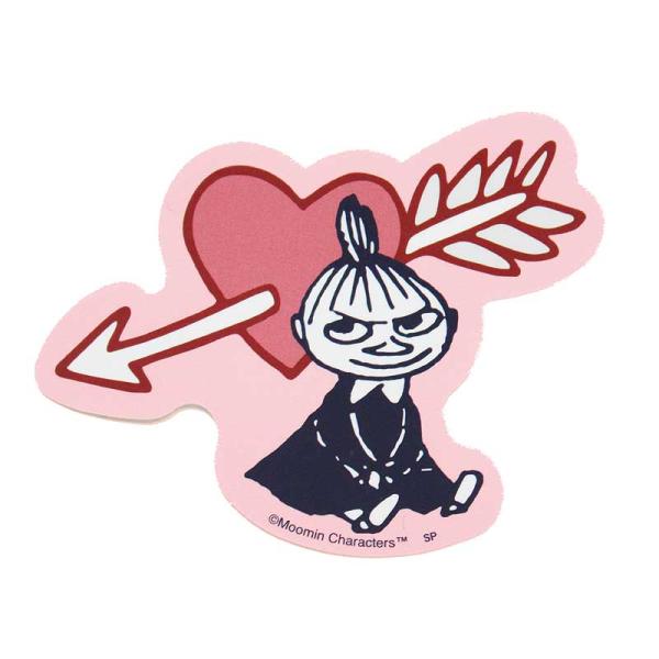ムーミン リトル・ミイ ハート柄 ミイ グッズ 雑貨 キャラクター ポップ シール 耐水 防水