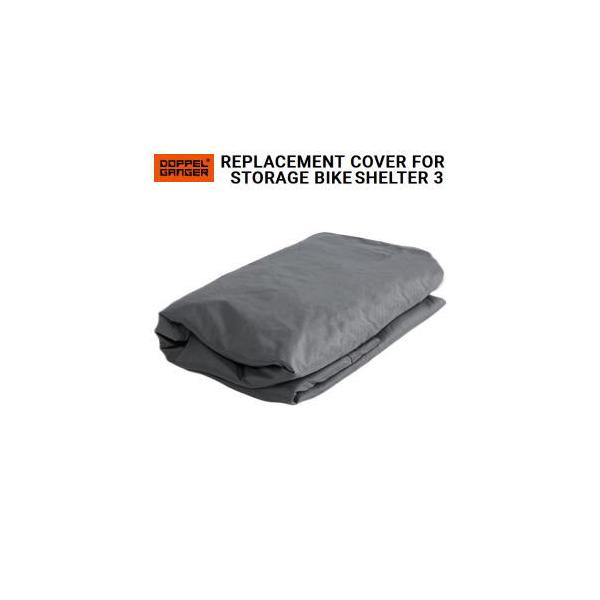 バイクシェルター3 交換用カバー。屋外で使用されるが多く、経年劣化が避けられないバイクシェルターのカバー。シェルターは愛車の盾となって降り注ぐ紫外線や雨風によるダメージを受け続けます。役目を終えたカバーを交換してこれからもシェルターを使い続...