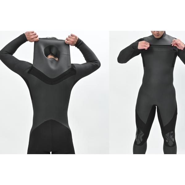 セミドライ オールブラック 5⁄3mm チェストジップ M, ML,XL セミドライ