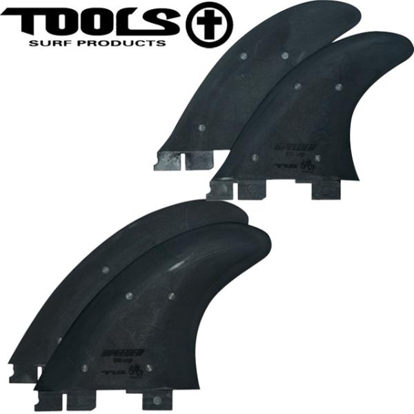 TLSQUAD-large STANDARD FIN サーフボードフィン 4枚 TLS SPEEDER FIN TRI-QUAD LARGE SET FCS2 対応 4枚セット サーフィン