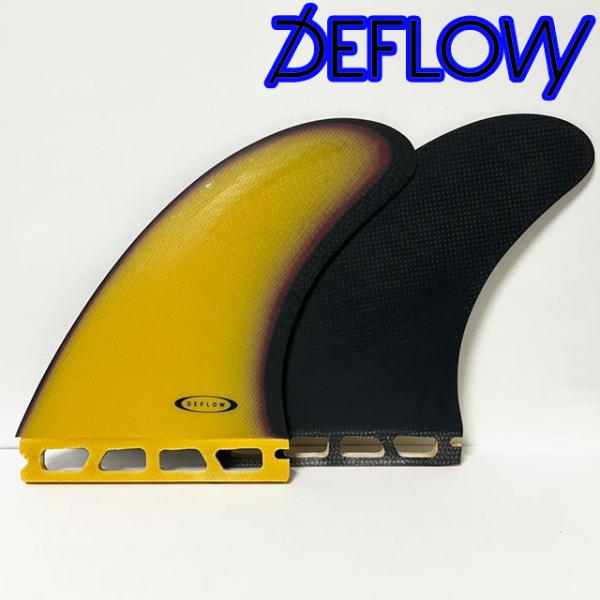 DEFLOW ARIN TWIN サーフボードフィン DEFLOW デフロウ ARIN FUT VIVID ORANGE サーフボード フィン