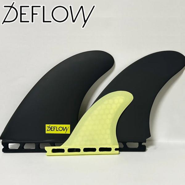 DEFLOW サーフボードフィン 4枚セット クワッドフィン DEFLOW デフロウ KEEL QUAD キール クアッド 4フィン