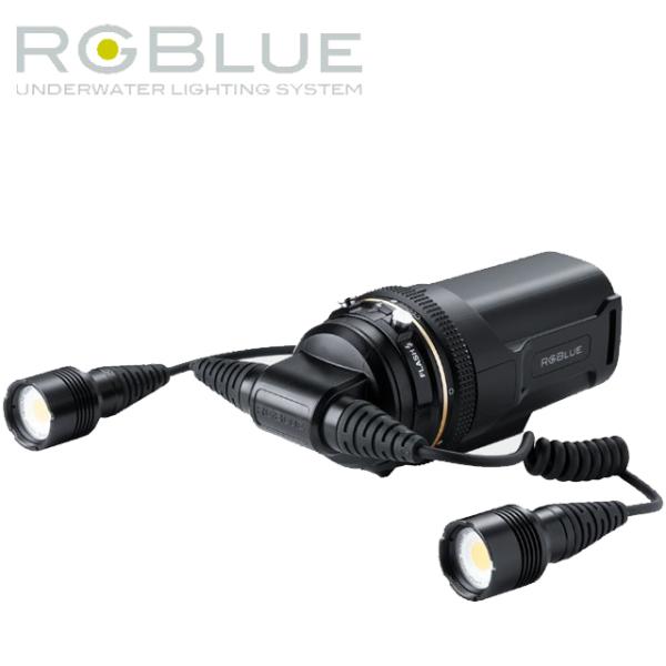 RGBlue TWIN LIGHT SYSTEM02:re PREMIUM COLOR アールジーブルー ツインライトシステム02 アールイー ダイビング プレミアムルカラー 水中ライト