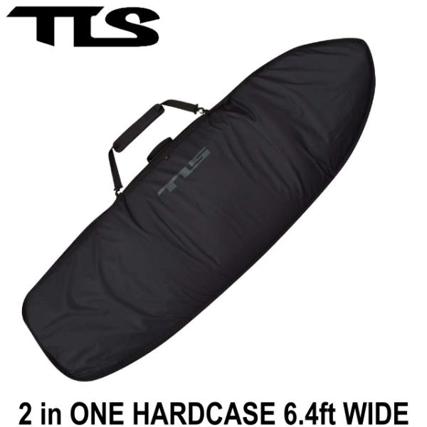 【 TLS HARD CASE 2 IN ONE WIDE 6.4ft｜ハードケース 】フィッシュなどワイドなサーフボードを2枚収納可能なハードケース■ 商品説明・2本までのボードを収納可能・8mm厚フォーム・強靭なナイロンファブリック・壊...