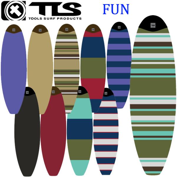 【TLS KNIT CASE SERIES（BASIC）】・TLS オリジナルニットケース・ノーズから差し込むベーシックタイプ・ノースコーンに2mmPEパッド搭載・伸縮性が高くサーフボードを収納しやすい・吸水性、速乾性に優れた軽量素材・ドロ...