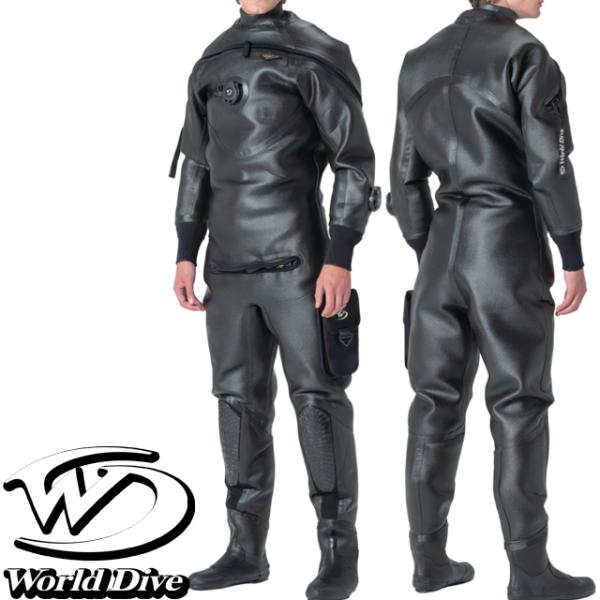 ダイビングスーツ WORLD DIVE RD25 オールラジアル ドライスーツ ダイビング 2mm 3.5mm
