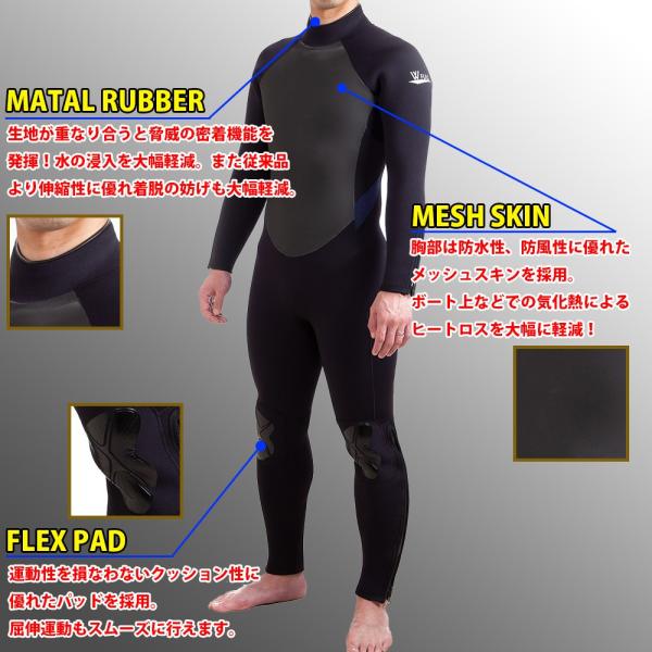 ダイビングスーツ　5mm 楽天市場】ワールドダイブ／ダイビングスーツ5mm ウェットスーツ