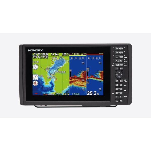 【5月末頃 入荷予定】 HE-90S TD28 GPS内蔵仕様 HONDEX (ホンデックス) デプスマッピング 機能搭載 9型ワイド プロッター デジタル 魚探 アンテナ内蔵