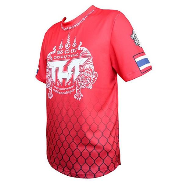 ムエタイ ｔシャツ ドライ Tuff 赤 タフ タイ国旗 虎 M L Xlサイズ タイ文字 キックボクシング ファイター レッド 速乾生地 Buyee Buyee Japanese Proxy Service Buy From Japan Bot Online