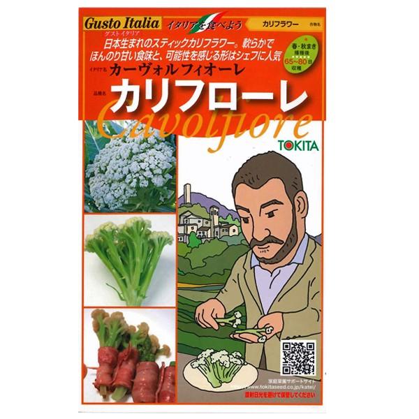 野菜の種/種子　カリフローレ・カーヴォルフィオーレ イタリア野菜　50粒　（メール便発送）