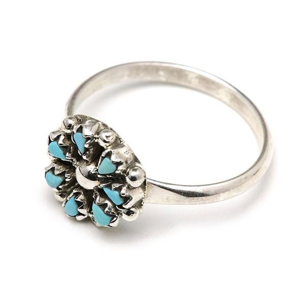 ナバホ NAVAJO Julius Burbank ターコイズシルバーリング ナバホ NAVAJO Julius Burbank ターコイズシルバーリング ナバホ