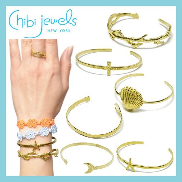 【国内即発】≪chibi jewels≫天然石ゴールドビーズブレスレット Chibi Jewels 【50%OFFクーポン】チビジュエルズ ブレスレット