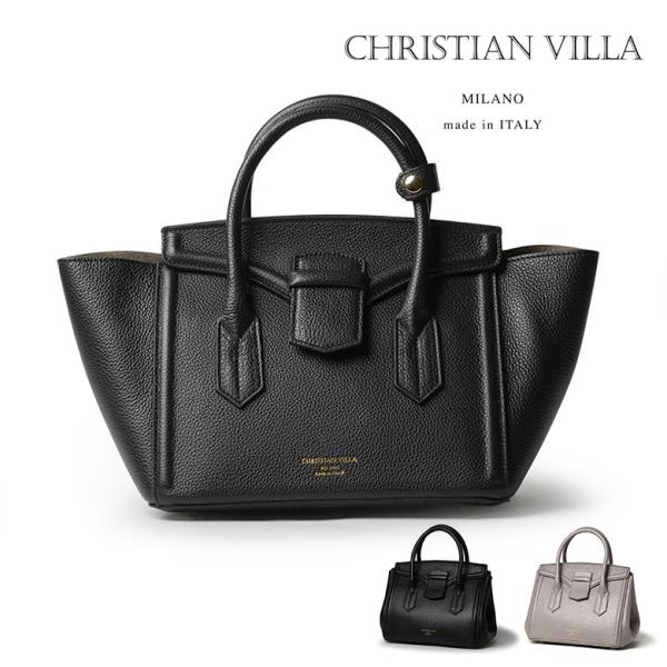 新品★定価 20,520円★CHRISTIAN VILLA  ブラック バッグ CHRISTIAN VILLA（クリスチャンヴィラ） ボストンバッグ 「CHRISTIAN