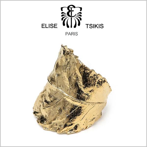 ELISE TSIKIS PARIS リーフ 指輪 リング ゴールド FEUILLE