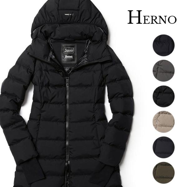 HERNO（ヘルノ） ダウンコート レディース ミドル ゴアテックス フード